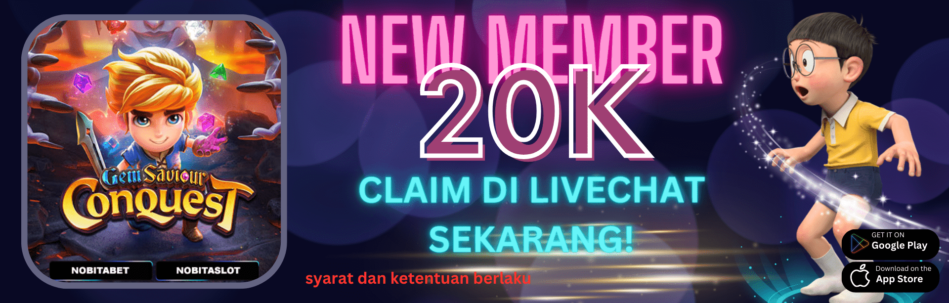 BONUS NEW MEMBER 20K